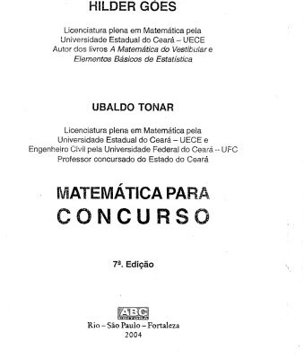 خرید و دانلود نسخه کامل کتاب Matemática para Concurso