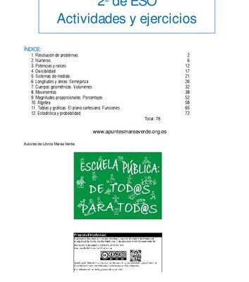 خرید و دانلود نسخه کامل کتاب Matemáticas 2º de ESO (LOMLOE) – Actividades y ejercicios