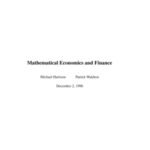خرید و دانلود نسخه کامل کتاب Mathematical Economics and Finance