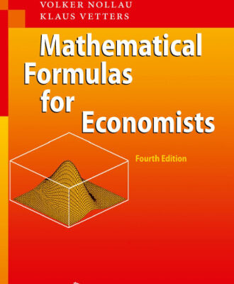 خرید و دانلود نسخه کامل کتاب Mathematical formulas for economists
