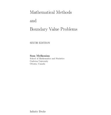 خرید و دانلود نسخه کامل کتاب Mathematical Methods and Boundary Value Problems