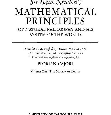 خرید و دانلود نسخه کامل کتاب Mathematical Principles of Natural Philosophy I The Motion of Bodies