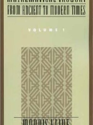 خرید و دانلود نسخه کامل کتاب Mathematical Thought from Ancient to Modern Times v1+2+3
