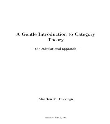 خرید و دانلود نسخه کامل کتاب Mathematics – A Gentle Introduction to Category Theory