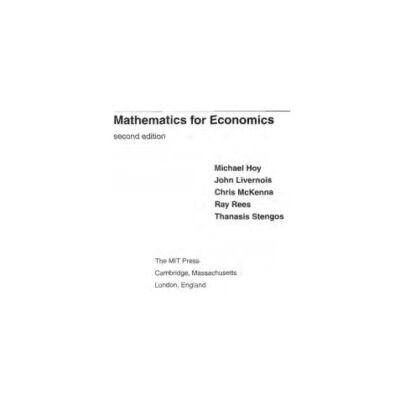 خرید و دانلود نسخه کامل کتاب Mathematics for Economics – 2nd Edition