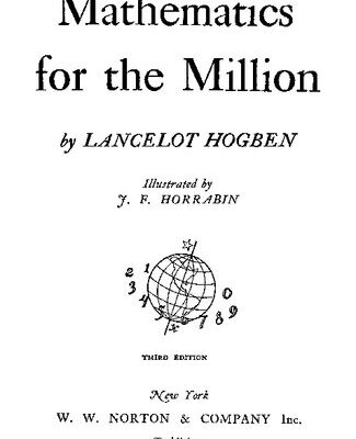 خرید و دانلود نسخه کامل کتاب Mathematics for the Million