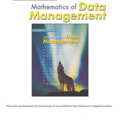 خرید و دانلود نسخه کامل کتاب Mathematics of Data Management