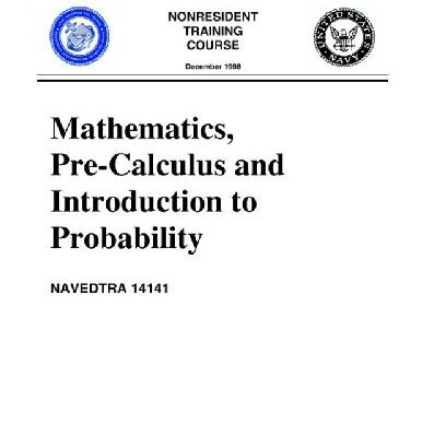 خرید و دانلود نسخه کامل کتاب Mathematics, Pre-calculus and introduction to probability