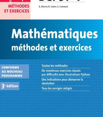 خرید و دانلود نسخه کامل کتاب Mathématiques – Méthodes et Exercices BCSPT 2e année