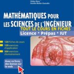 خرید و دانلود نسخه کامل کتاب Mathématiques pour les sciences de l’ingénieur : tout le cours en fiches : licence, prépas, IUT