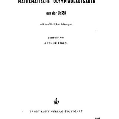 خرید و دانلود نسخه کامل کتاب Mathematische Olympiadeaufgaben aus der UdSSR