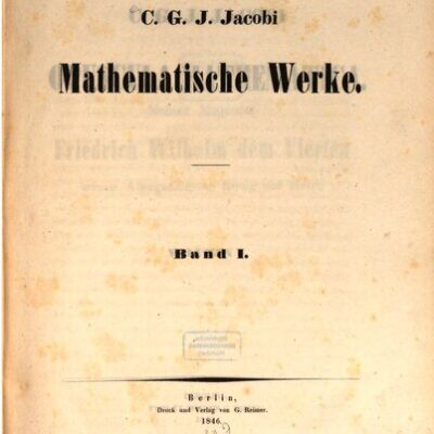 خرید و دانلود نسخه کامل کتاب Mathematische Werke