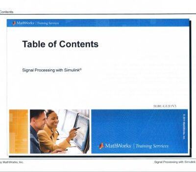 خرید و دانلود نسخه کامل کتاب Mathworks. Signal Processing with Simulink