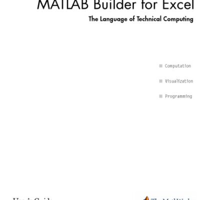 خرید و دانلود نسخه کامل کتاب MATLAB Builder for Excel