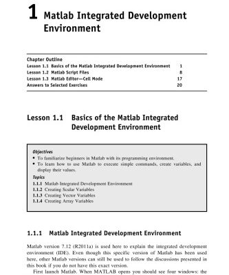 خرید و دانلود نسخه کامل کتاب Matlab by Example. Programming Basics