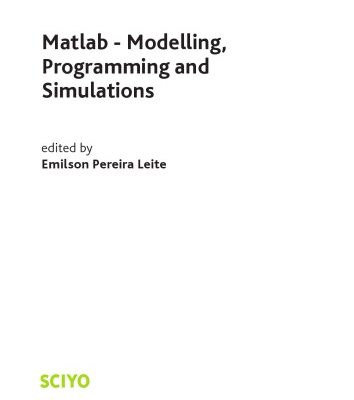 خرید و دانلود نسخه کامل کتاب MATLAB – Modelling, programming and simulations