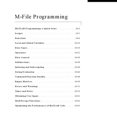 خرید و دانلود نسخه کامل کتاب MATLAB Programming
