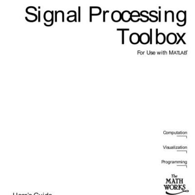 خرید و دانلود نسخه کامل کتاب MATLAB. Signal Processing Toolbox User’s Guide. Version 5