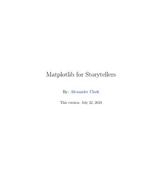 خرید و دانلود نسخه کامل کتاب Matplotlib for Storytellers: Python Data Visualization