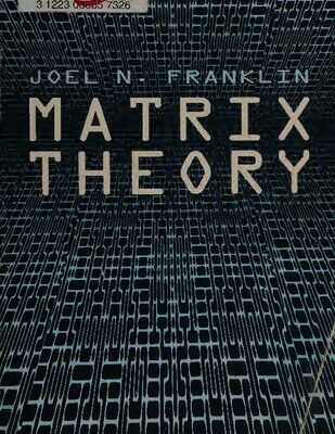 خرید و دانلود نسخه کامل کتاب Matrix Theory