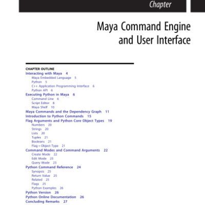 خرید و دانلود نسخه کامل کتاب Maya Python for Games and Film. A Complete Reference for Maya Python and the Maya Python API