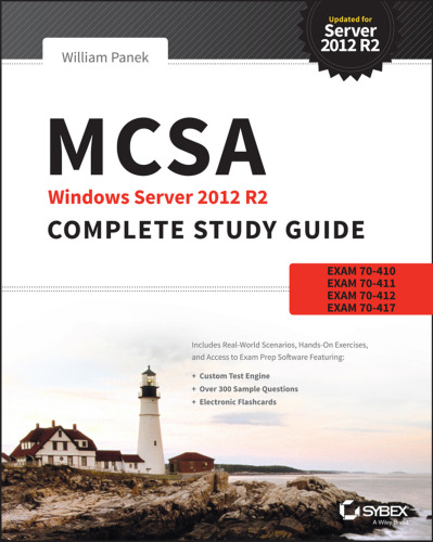 خرید و دانلود نسخه کامل کتاب MCSA Windows Server 2012 R2 Complete Study Guide: Exams 70-410, 70-411, 70-412, and 70-417