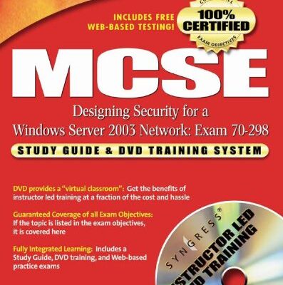 خرید و دانلود نسخه کامل کتاب Mcse 70-298 Designing Security For A Windows Server Network