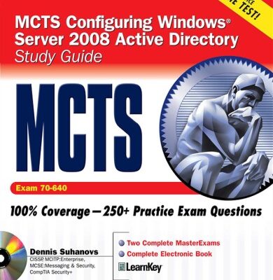 خرید و دانلود نسخه کامل کتاب MCTS Windows Server 2008 Active Directory Services Study Guide