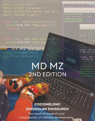 خرید و دانلود نسخه کامل کتاب MD MZ: Malware Development Book