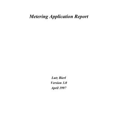 خرید و دانلود نسخه کامل کتاب Metering Application Report