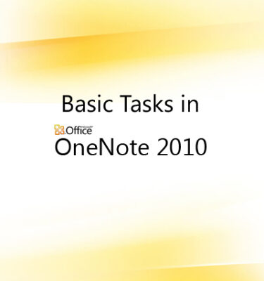 خرید و دانلود نسخه کامل کتاب Microsoft Corp. Basic Tasks in OneNote 2010