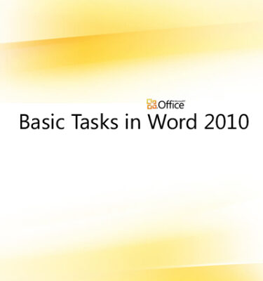خرید و دانلود نسخه کامل کتاب Microsoft Corp. Basic Tasks in Word 2010
