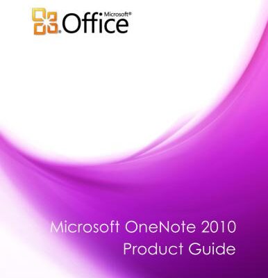 خرید و دانلود نسخه کامل کتاب Microsoft Corp. Microsoft OneNote 2010 Product Guide