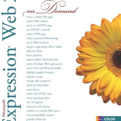 خرید و دانلود نسخه کامل کتاب Microsoft Expression Web 2 On Demand