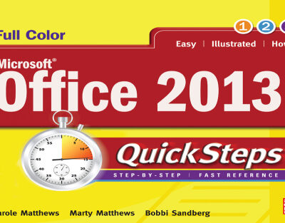 خرید و دانلود نسخه کامل کتاب Microsoft® Office 2013 QuickSteps