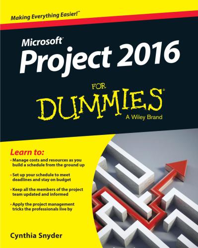 خرید و دانلود نسخه کامل کتاب Microsoft Project 2016 For Dummies