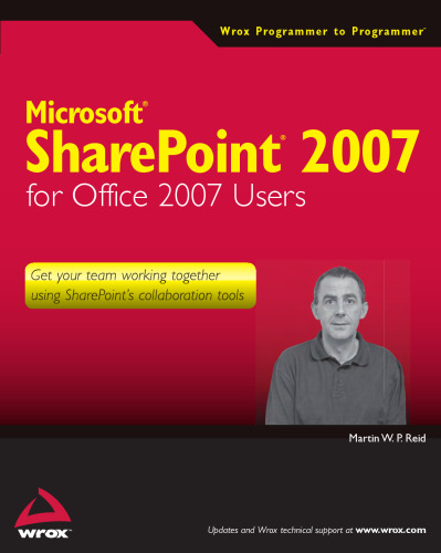 خرید و دانلود نسخه کامل کتاب Microsoft SharePoint 2007 for Office 2007 Users