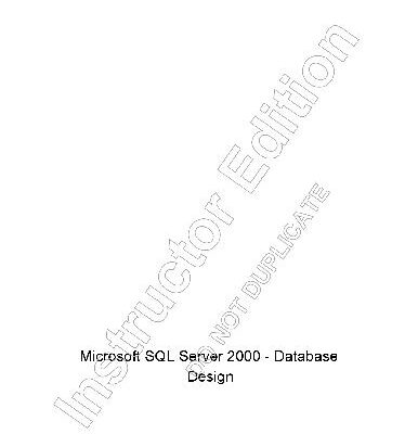 خرید و دانلود نسخه کامل کتاب Microsoft SQL Server 2000 Database Design