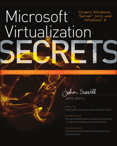 خرید و دانلود نسخه کامل کتاب Microsoft Virtualization Secrets
