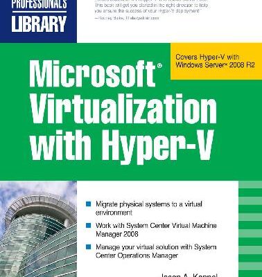 خرید و دانلود نسخه کامل کتاب Microsoft Virtualization with Hyper V