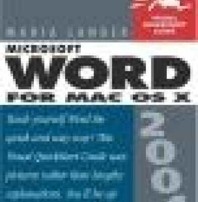 خرید و دانلود نسخه کامل کتاب MIcrosoft Word 2004 for Mac OSX: Visual QuickStart Guide