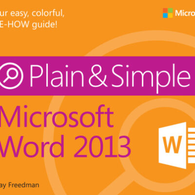 خرید و دانلود نسخه کامل کتاب Microsoft Word 2013 Plain & Simple