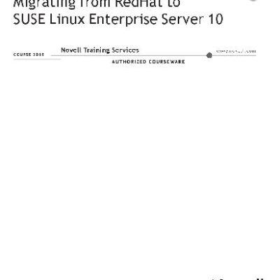 خرید و دانلود نسخه کامل کتاب Migrating from RedHat to SUSE Linux Enterprise Server 10
