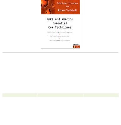 خرید و دانلود نسخه کامل کتاب Mike and Phani’s Essential C++ Techniques
