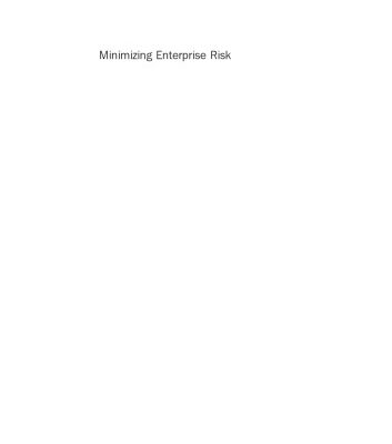 خرید و دانلود نسخه کامل کتاب Minimizing Enterprise Risk: A Practical Guide to Risk & Continuity (Executive Briefings)