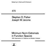 خرید و دانلود نسخه کامل کتاب Minimum Norm Extremals in Function Spaces