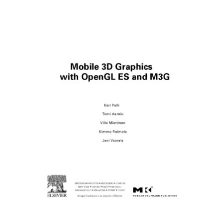 خرید و دانلود نسخه کامل کتاب Mobile 3D Graphics: with OpenGL ES and M3G