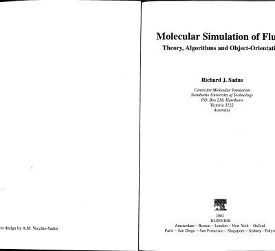 خرید و دانلود نسخه کامل کتاب Molecular Simulation of Fluids: Theory, Algorithms and object orientation