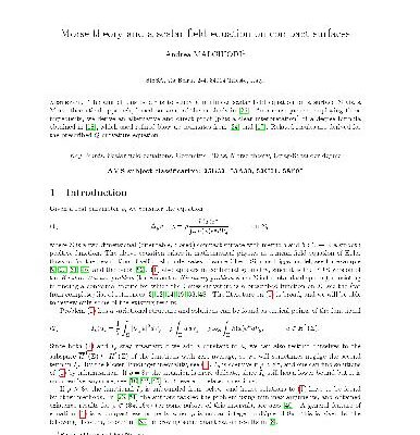 خرید و دانلود نسخه کامل کتاب Morse theory and a scalar field equation on compact surfaces