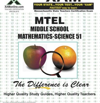 خرید و دانلود نسخه کامل کتاب MTEL Middle School Mathematics Science 51 Teacher Certification, 2nd Edition (XAM MTEL)